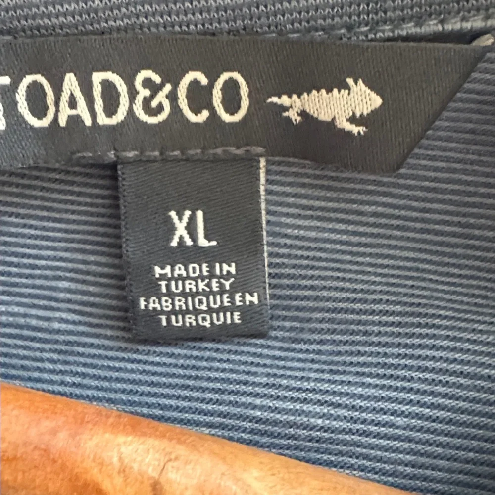 Toad & Co Laurel short sleeve blue floral dress m organic cotton blend XL - Picture 5 of 6